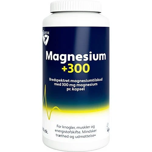 Magnesium +300 160 vegetabilske kapsler